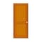 Codel Doors 36" x 80" x 1-3/8" Fir 2-Panel Interior Shaker 7-1/4" RH Prehung Door with Matte Black Hinges 3068fir8402RH10B714 - alternate 1